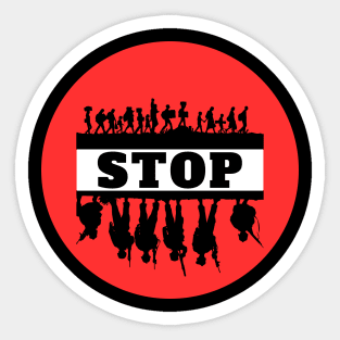 Stop War, Make Peace. Sticker